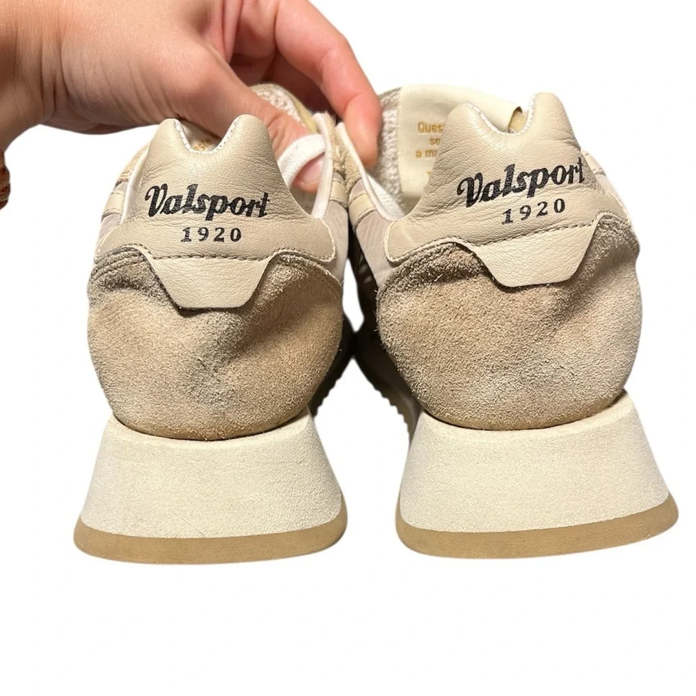 Valsport 1920 Italian Magic Run Donna Sneakers‎ Tan Beige Suede 37 ( 7 US)